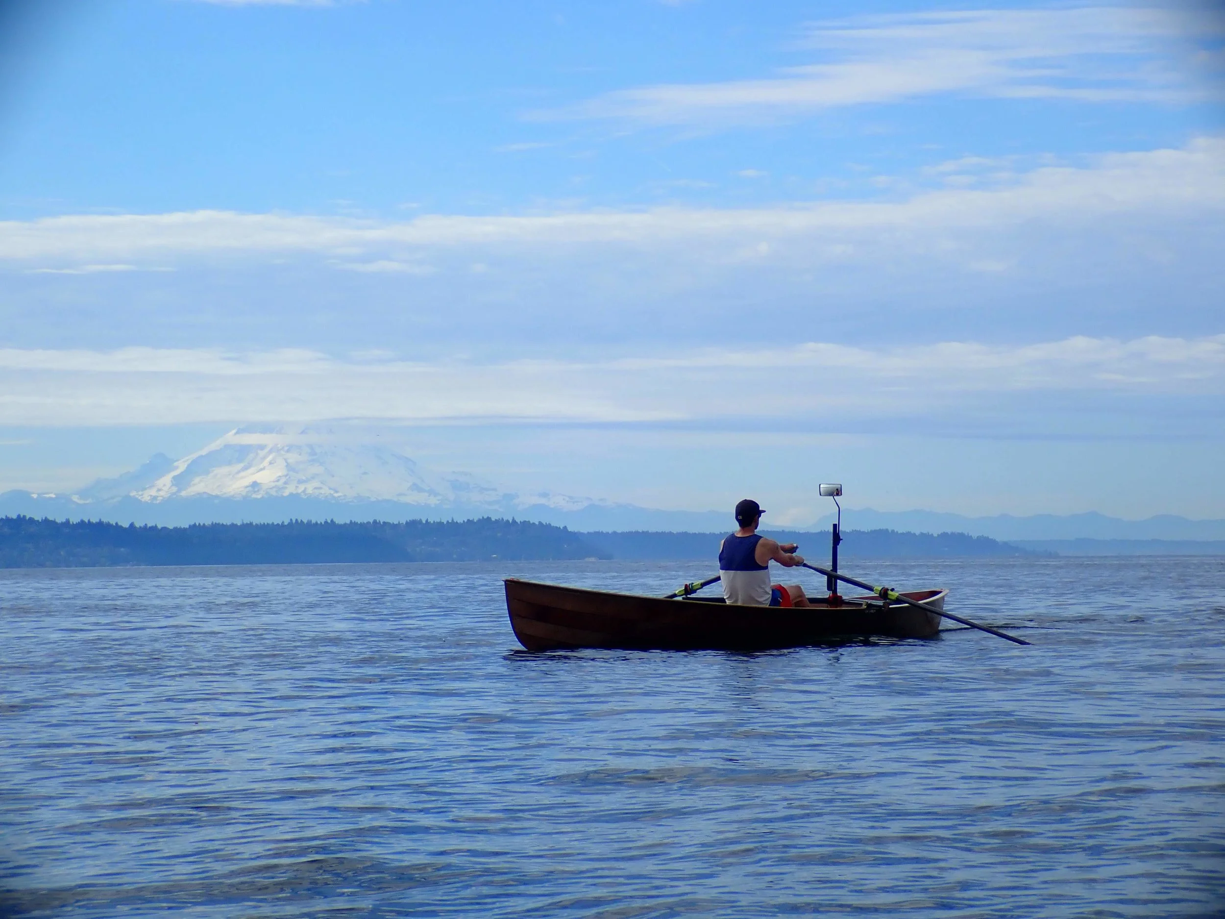 Nate Rooks is going to have a great race on June 11th. It is the first annual Seventy48 , a 2-day, 70-miler that goes from Tacoma and finishes in Port Townsend. I love this shot snapped by his brother while Nate was doing a training run 'round Bainbridge Island.