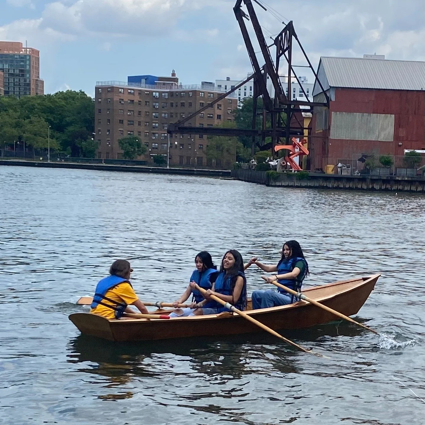 We're looking forward to all our classes and workshops being offered this year. Clint will be in the Bronx at the end of this month building skiffs with a group of students (all ages, all abilities welcome!). Pictured here are the kids that benefit f