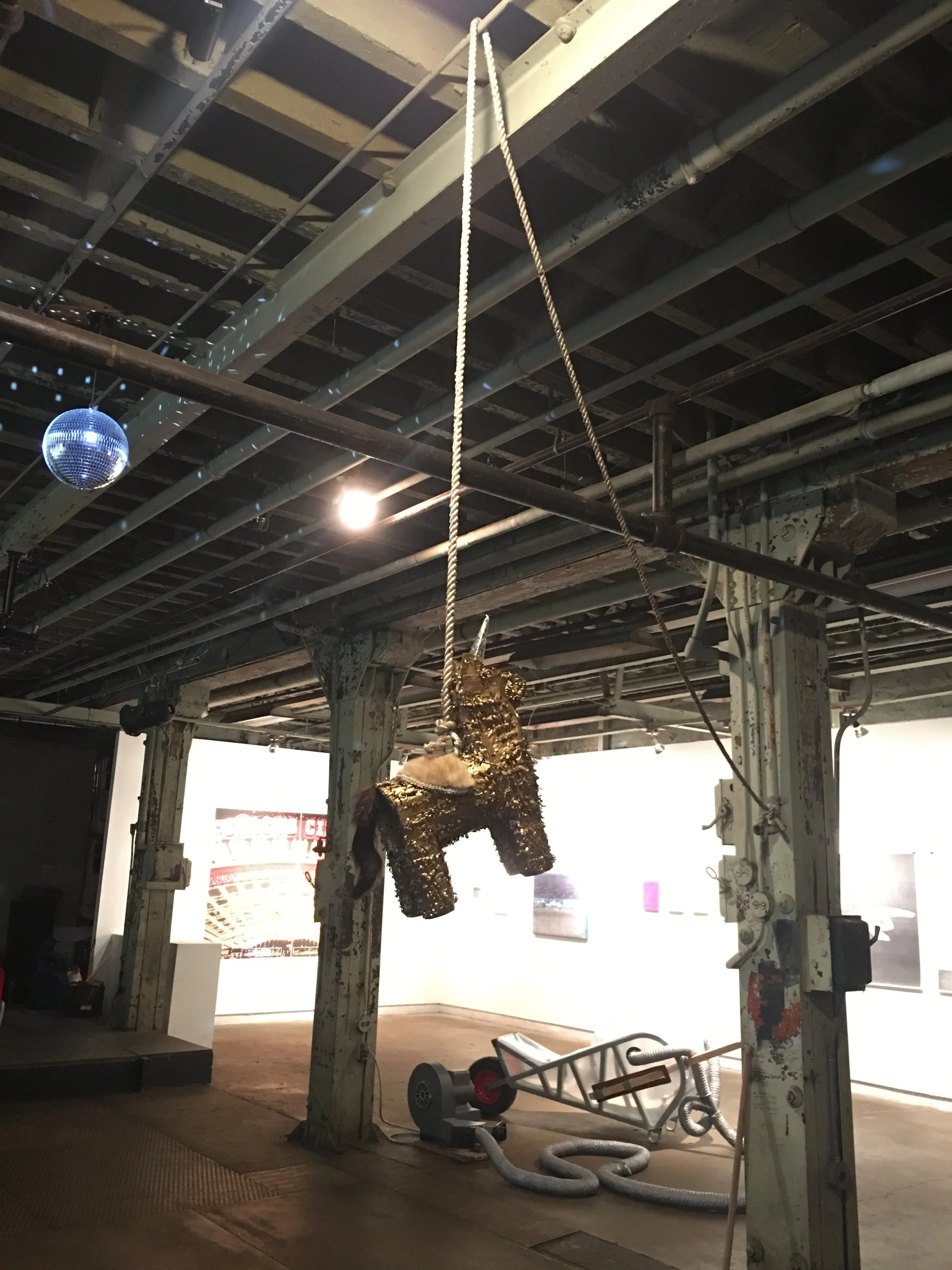 When One of them came in driving a little old mule hitched to a cart and the mule began kicking things to pieces the children squealed with delight