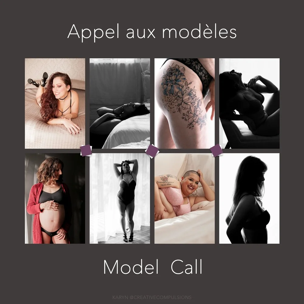 💫 Ton corps, ton histoire : C&eacute;l&eacute;brons-le ! 💫

S&eacute;ance Boudoir 📸 Appel aux mod&egrave;les
⫸ Je suis &agrave; la recherche d'humains incroyables pour m'aider &agrave; mettre en valeur la beaut&eacute; de la diversit&eacute; &agra