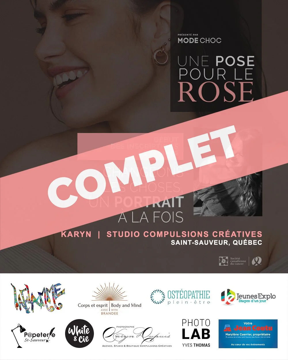 Une Pose pour le Rose 2026 🎗️ 

Parce qu&rsquo;on est nombreux &agrave; &ecirc;tre touch&eacute;s, de pr&egrave;s ou de loin.
Parce que cr&eacute;er, partager, contribuer ... &ccedil;a peut r&eacute;ellement changer les choses.

Ma s&eacute;ance a l