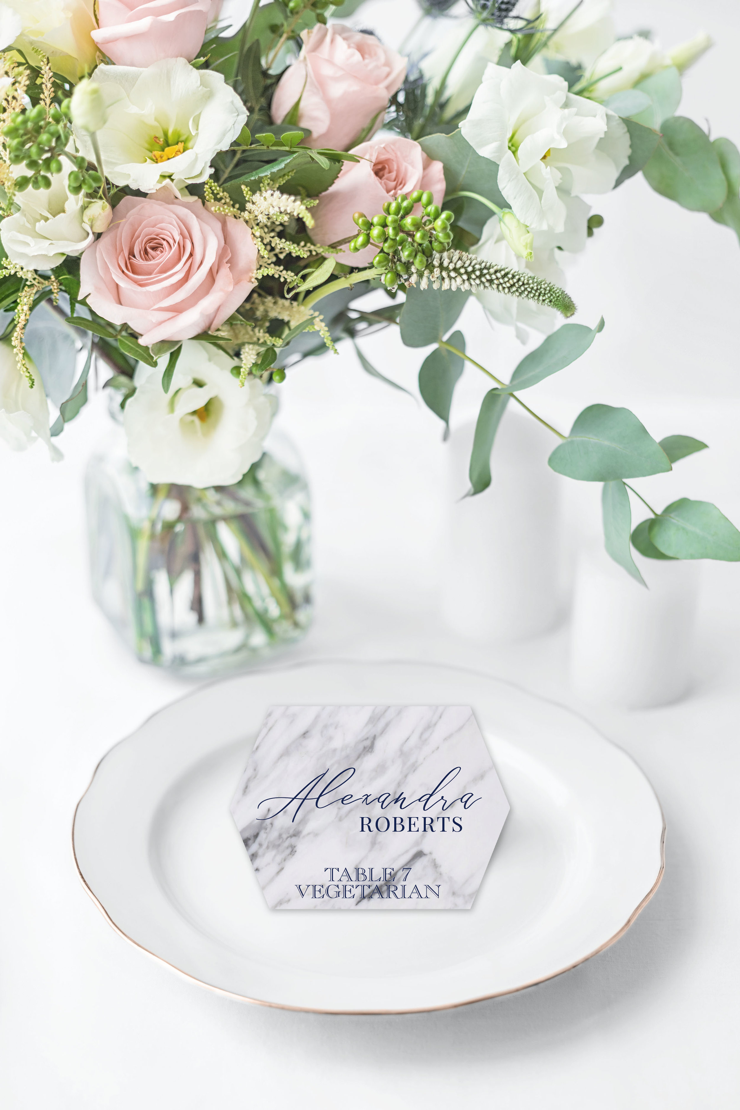 MARBLE HEXAGON TENT FOLD PLACE CARD.jpg