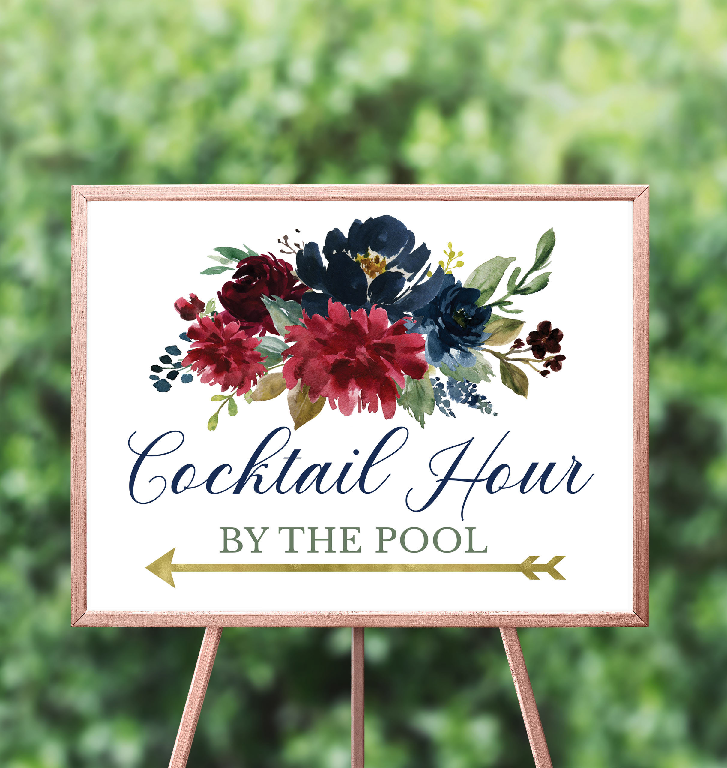 NAVY & BURGUNDY FLORAL COCKTAIL HOUR SIGN.jpg