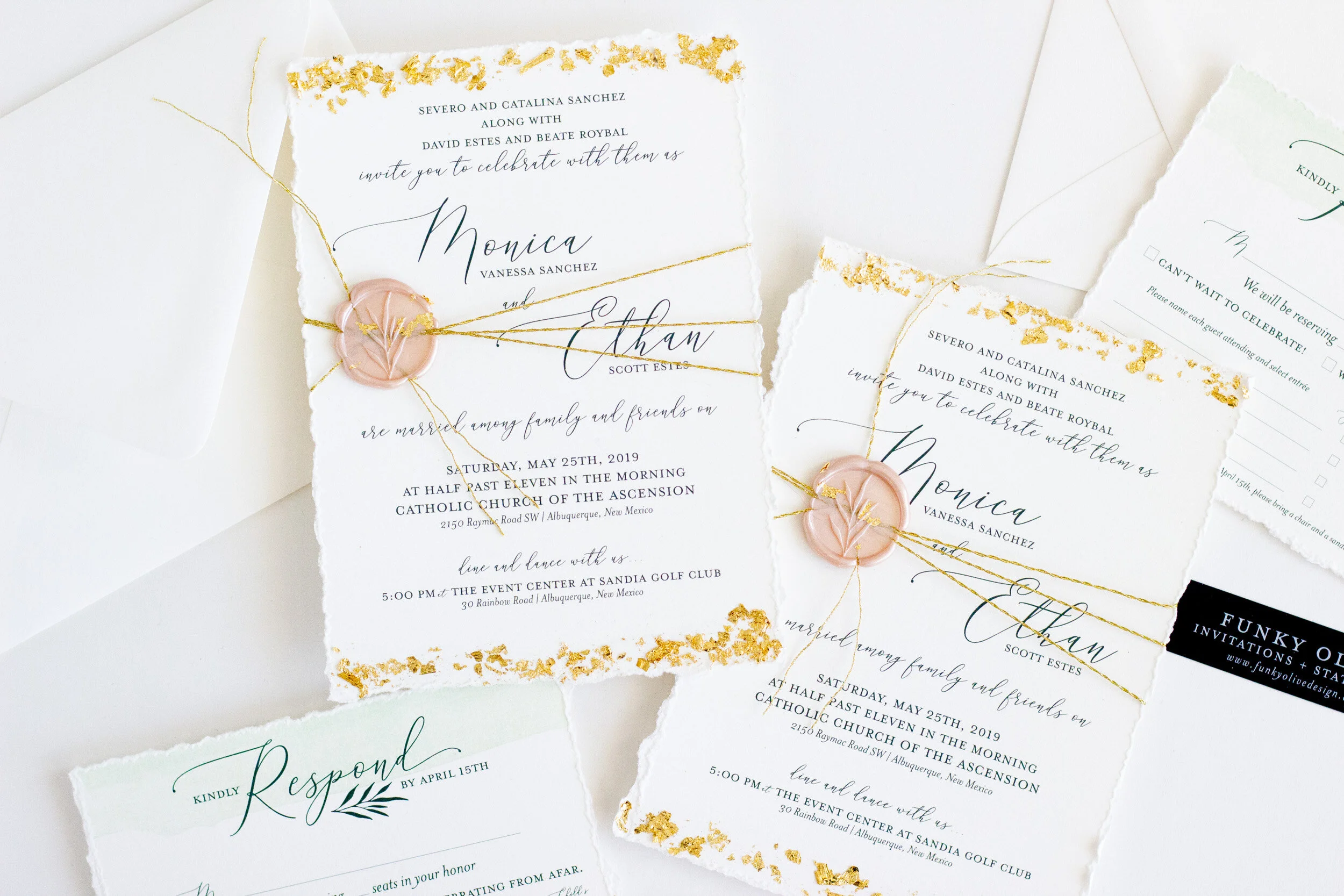 GOLF FOIL FLAKE DECKLED EDGE WAX SEAL INVITATION-1.jpg