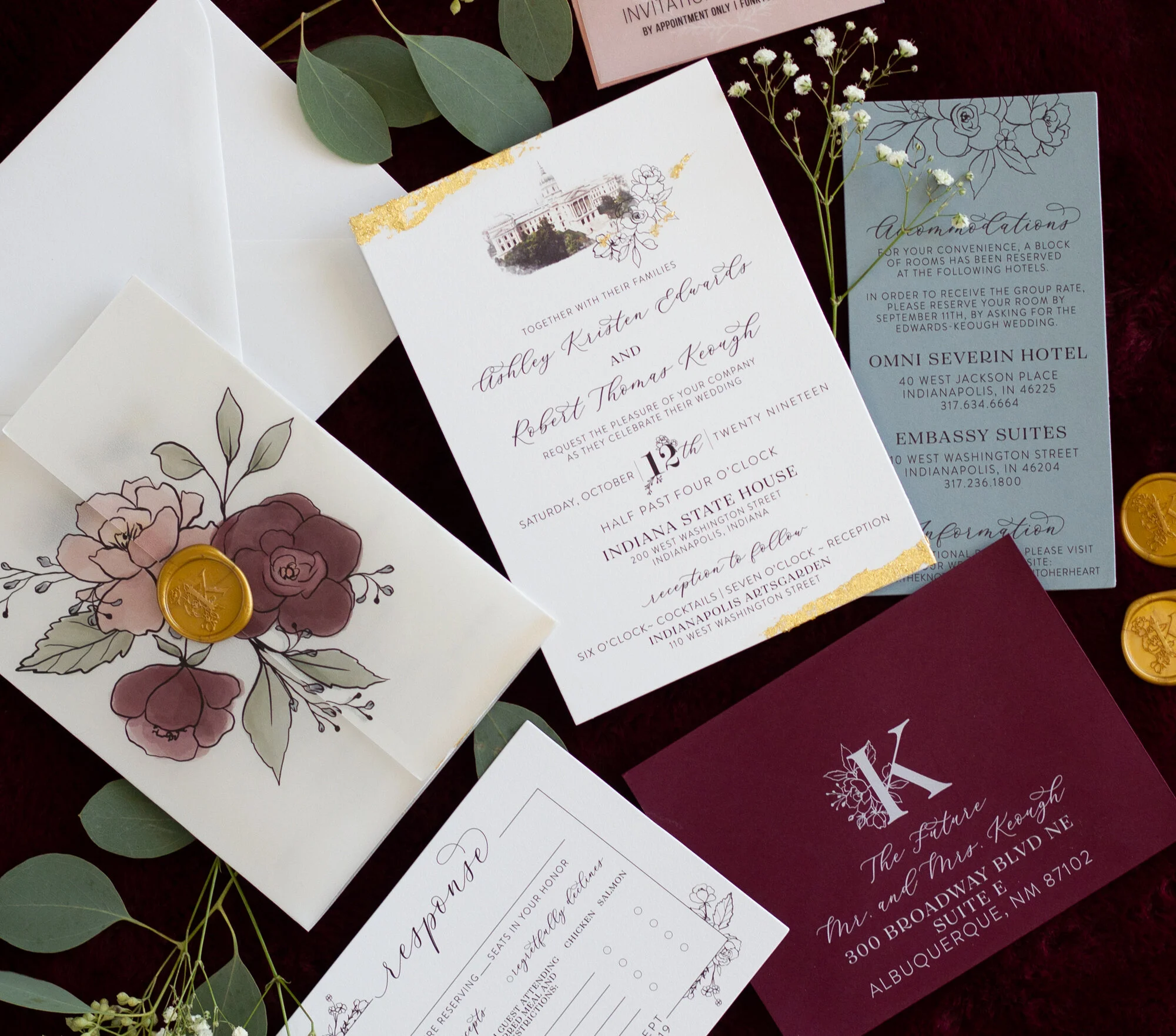 VENUE ILLUSTRATION FLORAL VELLUM WRAP WEDDING INVITATION SUITE-12.jpg