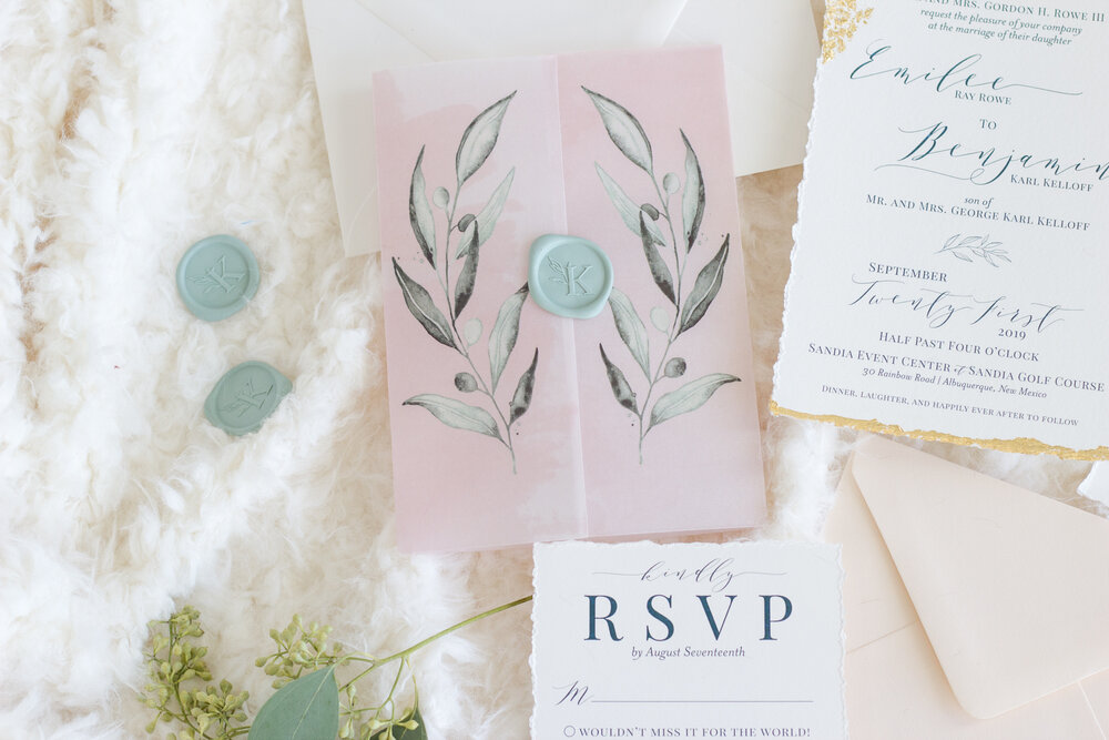 MODERN GREEK LAUREL WAX SEAL WEDDING INVITATIONS-25.jpg