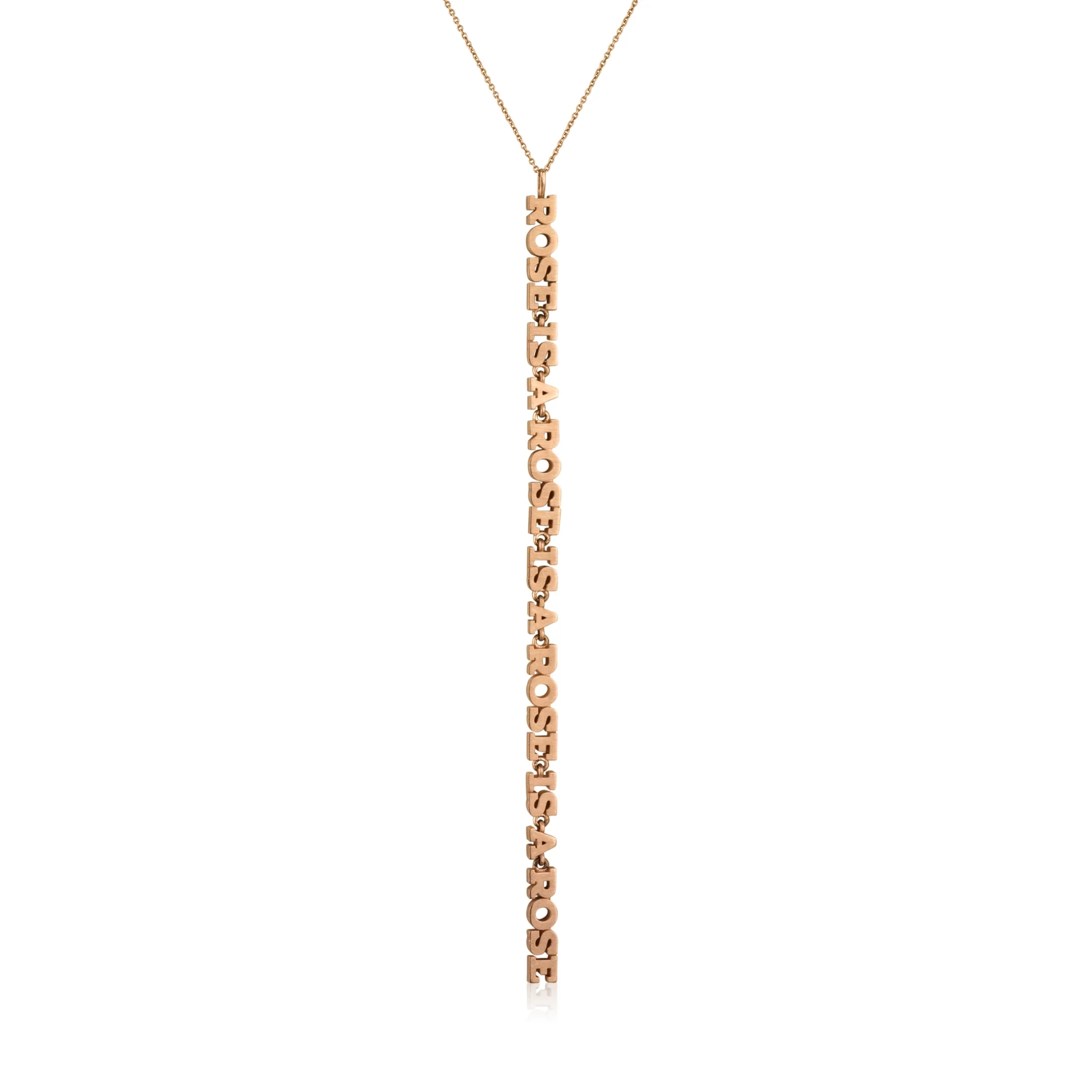 Rose is a Rose necklace