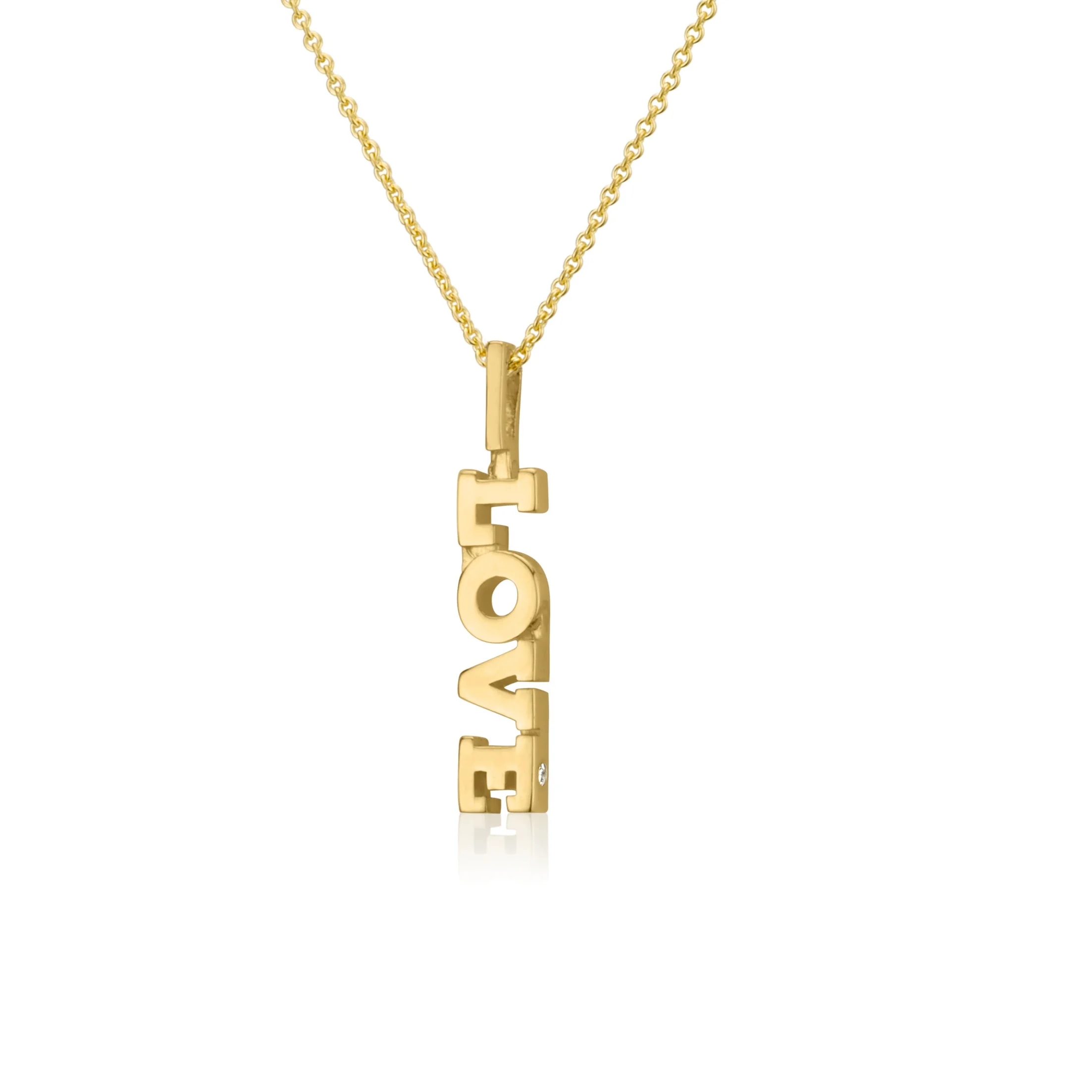 Love Gold Necklace