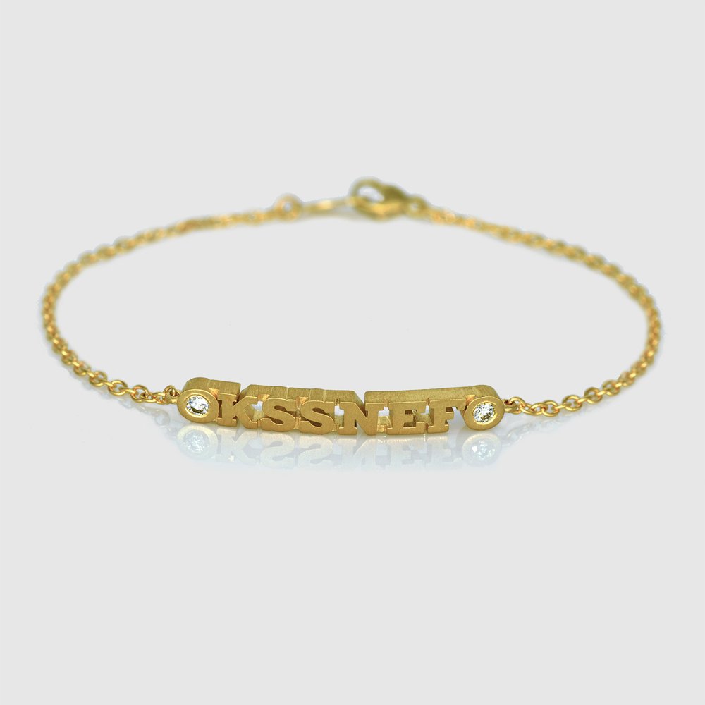 Initials bracelet