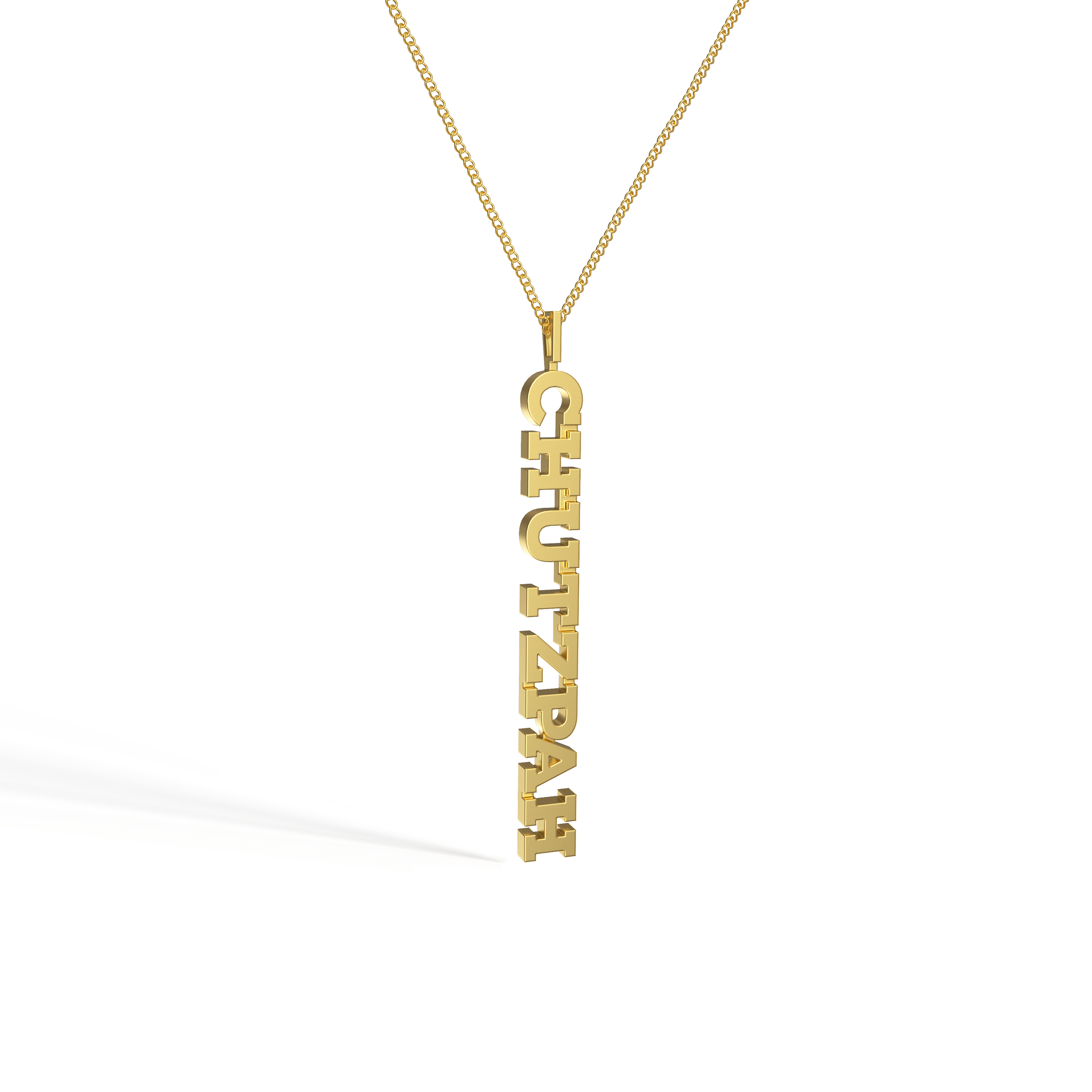 Chutzpah Necklace, 18K Gold