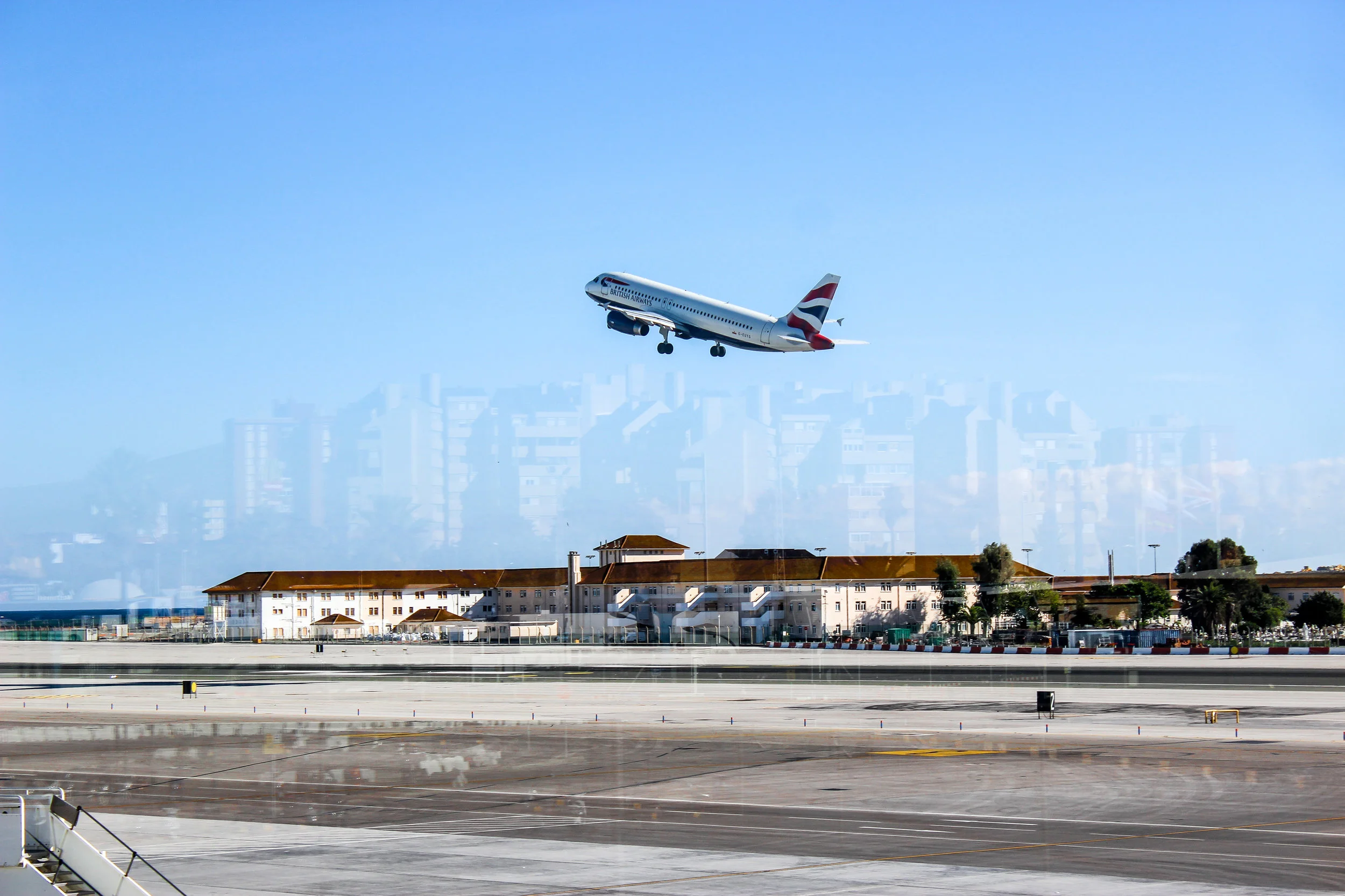 British Airways, Gibraltar International Airport, Gibraltar, British Overseas Territory, Europe | www.DoLessGetMoreDone.com |