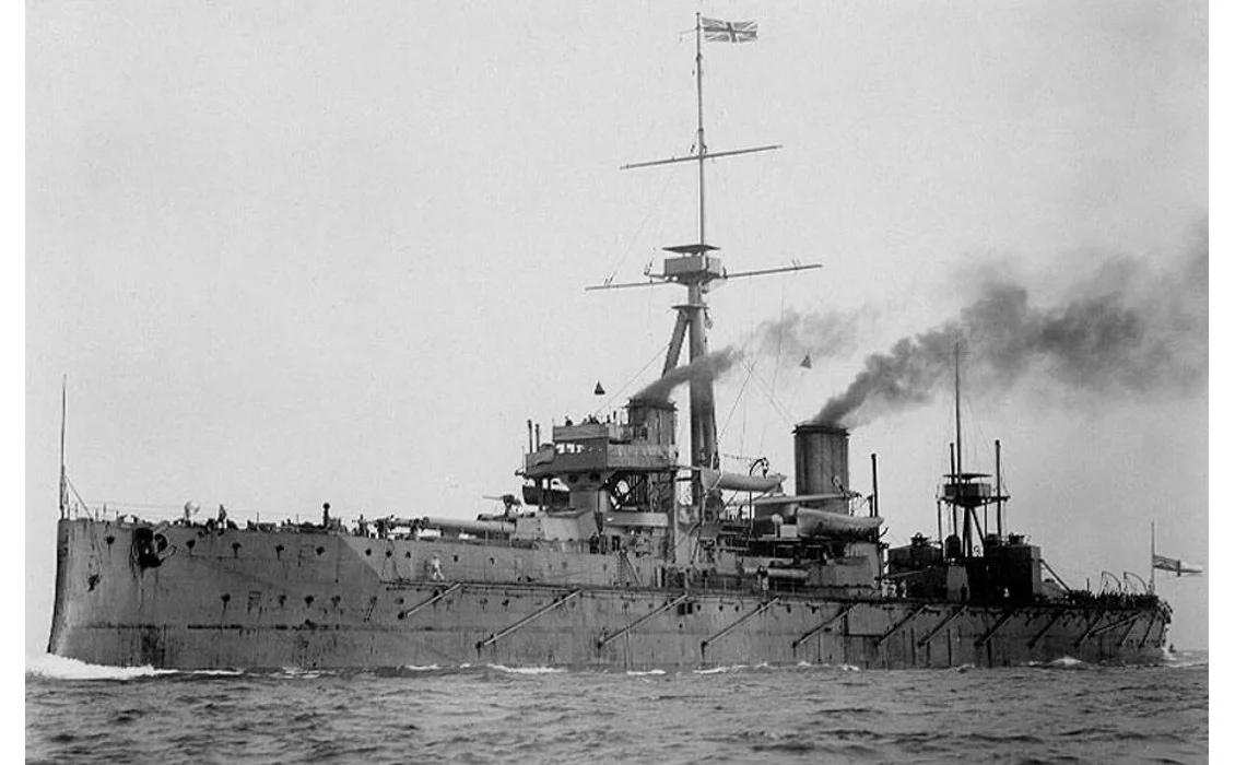 Fig. 2: AAPG's goal of finding a reliable supple of oil was bold: new classes of warships like the HMS Dreadnaught were some of the first to be powered by oil, and oil companies had to find ways to power them all.