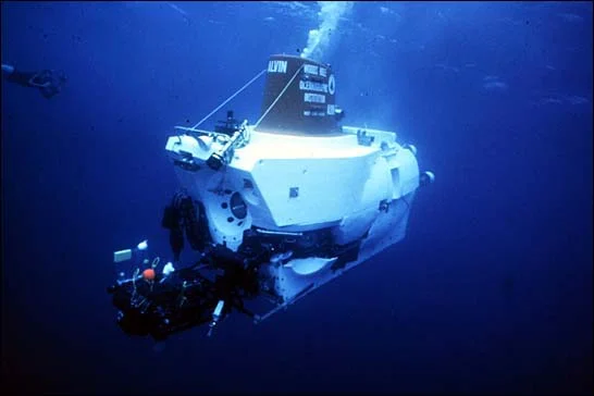 Figure 4: Candid shot of Alvin in action. Since its commission in 1964, Alvin has made over 4,400 dives.
