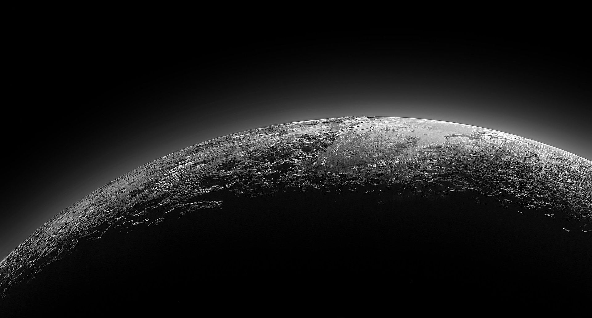 Currently, we’re using the iSALE shock physics hydrocode to simulate the formation and evolution of Sputnik Planitia in first hours following impact to test the influence of different ocean thicknesses and thermal structures in Pluto’s ice shell. Image via NASA