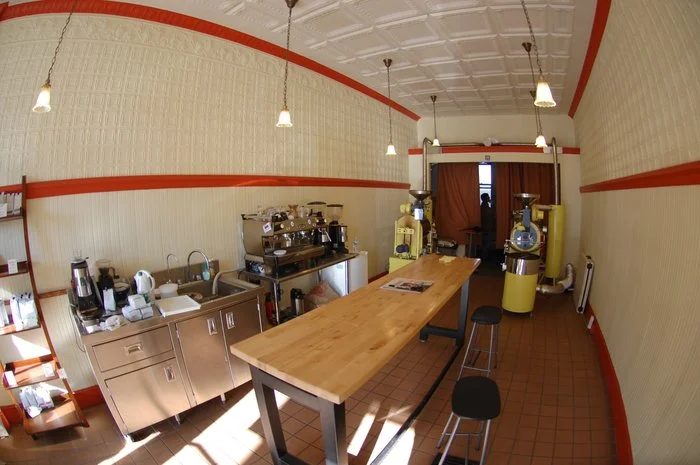 The original 2008 barismo roastery.
