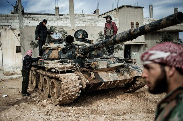 Members of the Free Syrian Army. Photo courtesy of the Freedom House . 