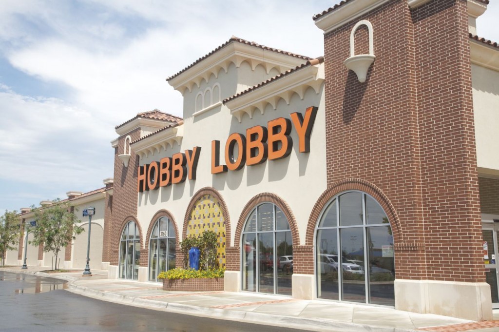 There are over 500 Hobby Lobby stores in the U.S.