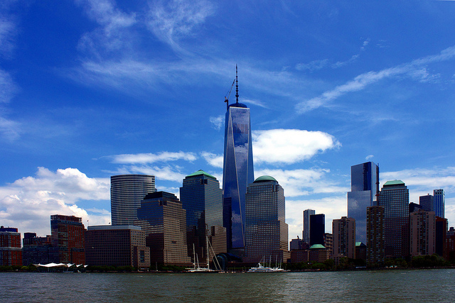 The Freedom Tower now stands where the World Trade Center once did. Photo courtesy of Arturo Yee. 