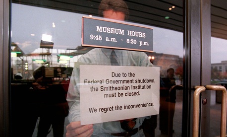 Among other things, The Smithsonian Museums in Washington, DC have closed their doors as a result of the government shutdown. 