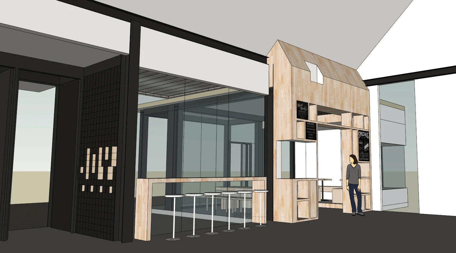 The Mew Bar : Seating Area & Display