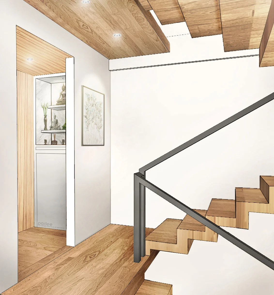 3rd Floor : Master Bedroon Entrance