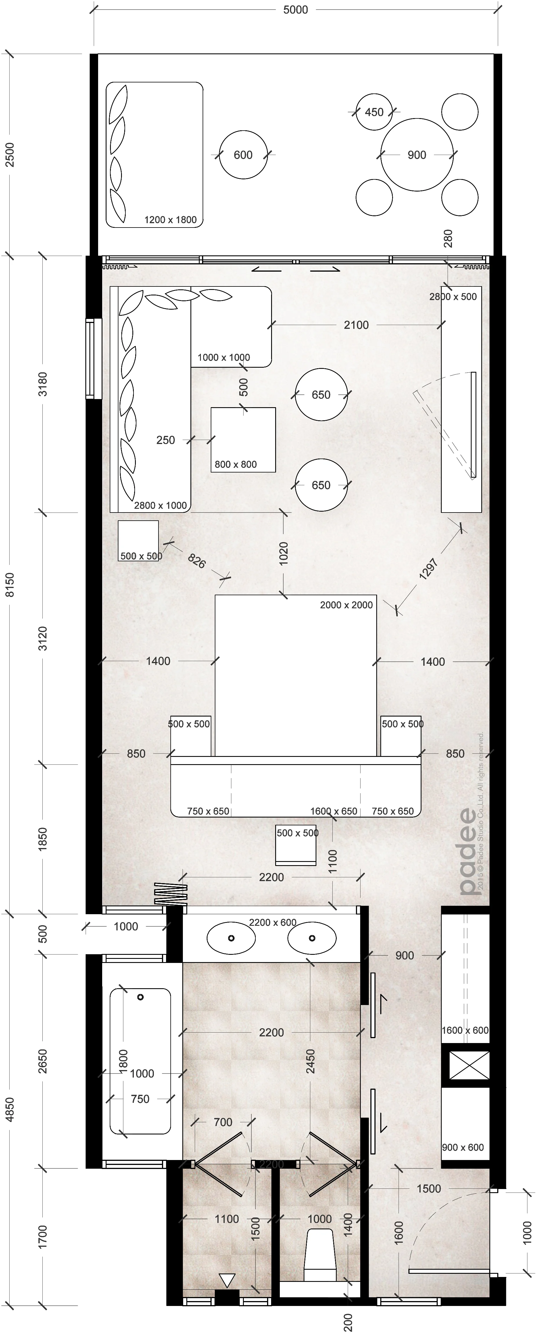 Suite Room Layout