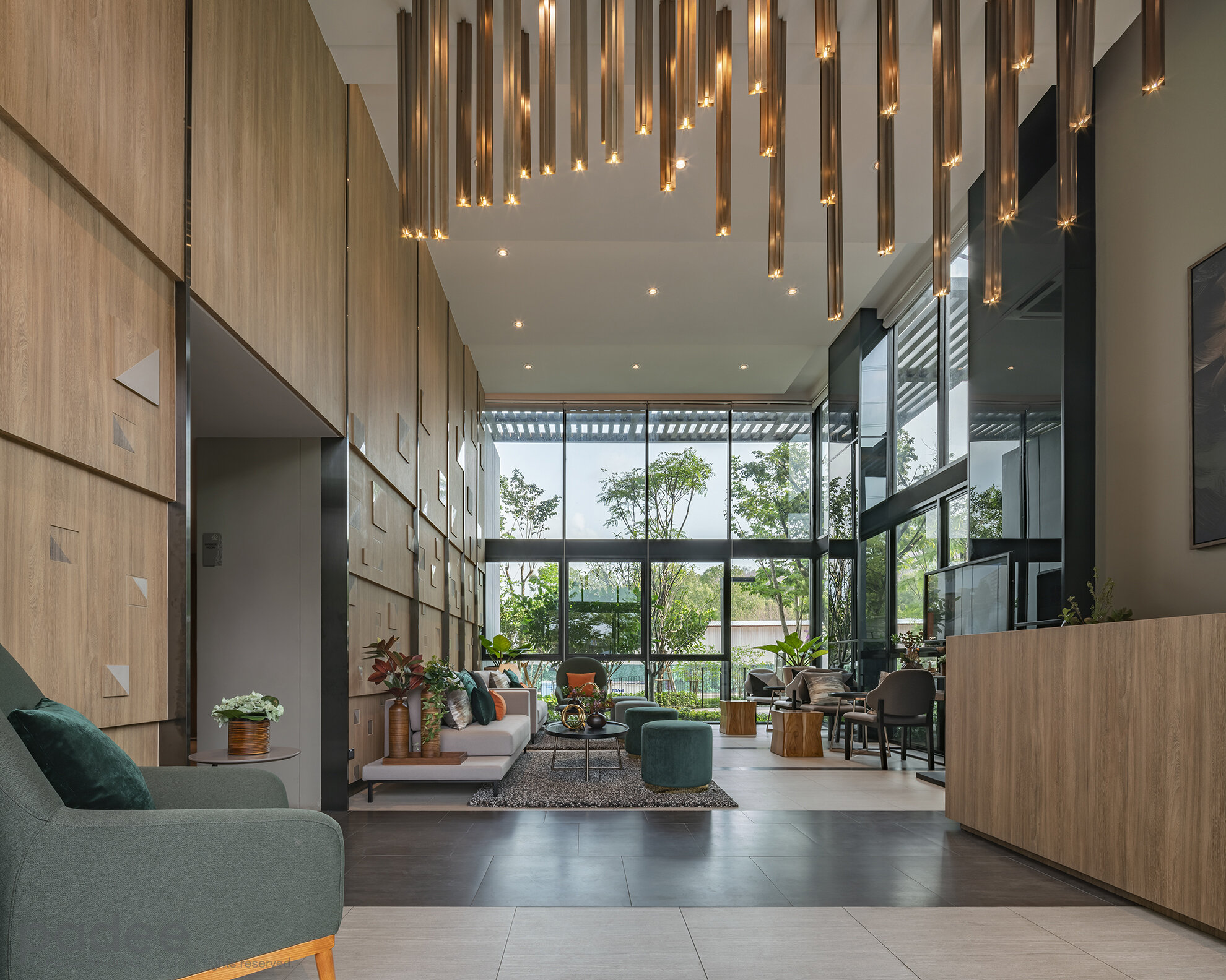 Lobby & Living Area : Tower A
