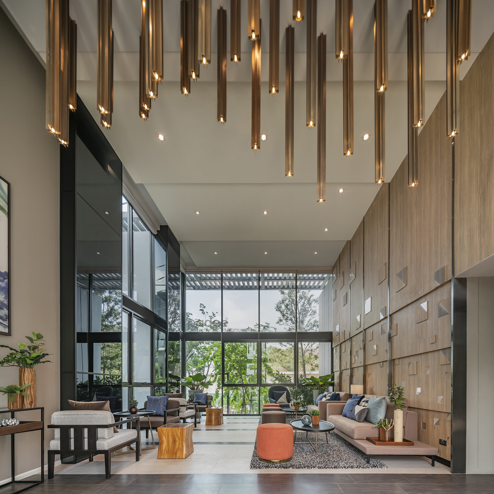 Lobby & Living Area : Tower B