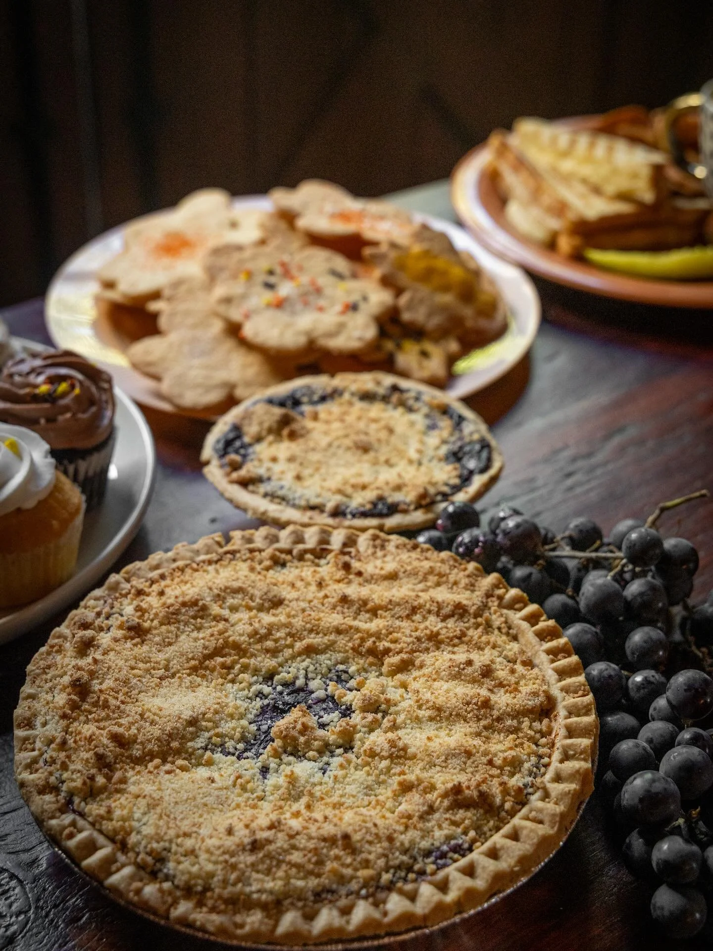 It&rsquo;s the Grape Pie, Charlie Brown 🍇🥧 #concordgrape #sandtarts #lititzfood #thegreatpumpkin #grapepie