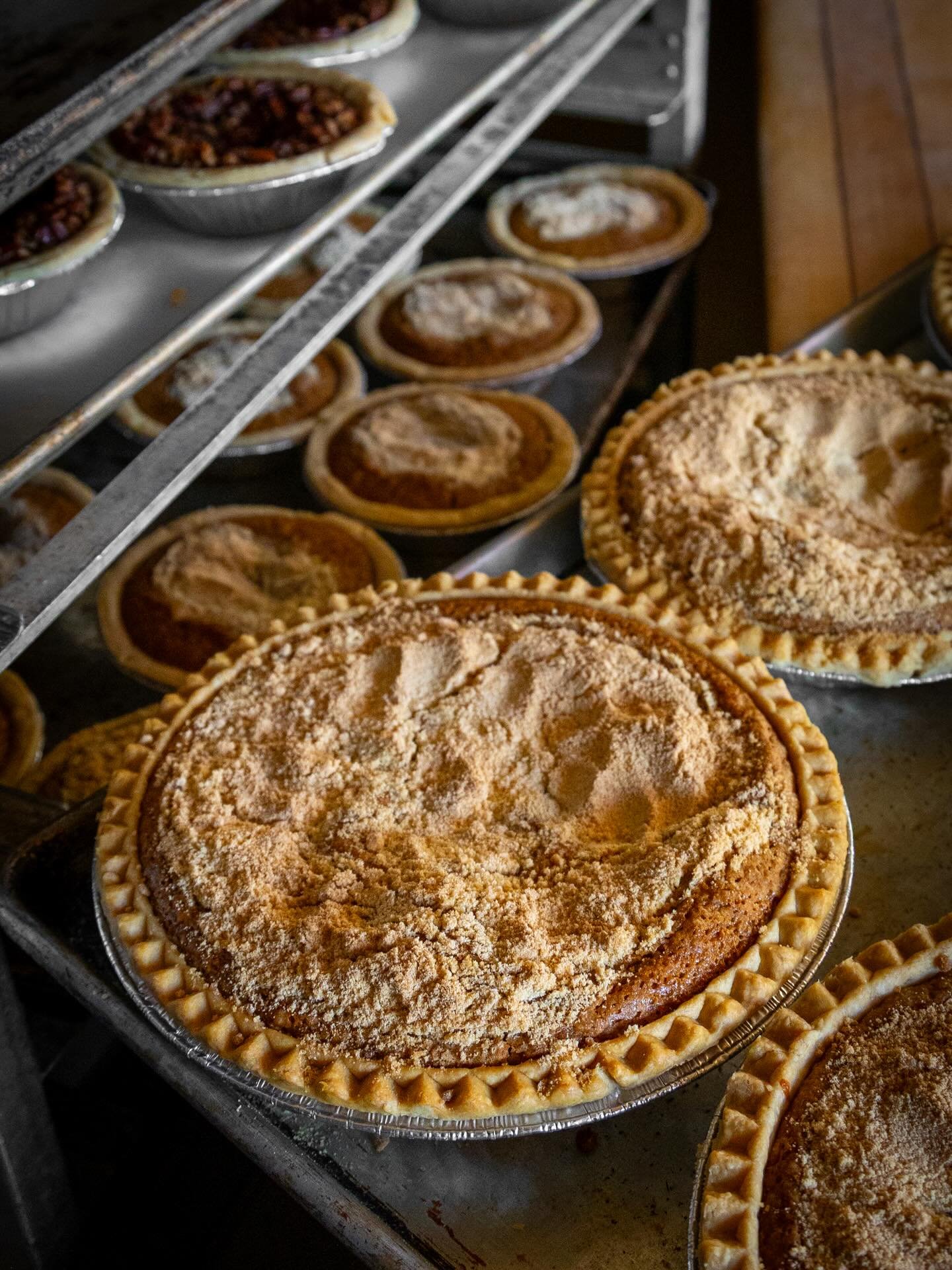 3.14 the one day math and pie finally agree 🥧 #pieday #pecan #shoofly #cherry #thissaturday