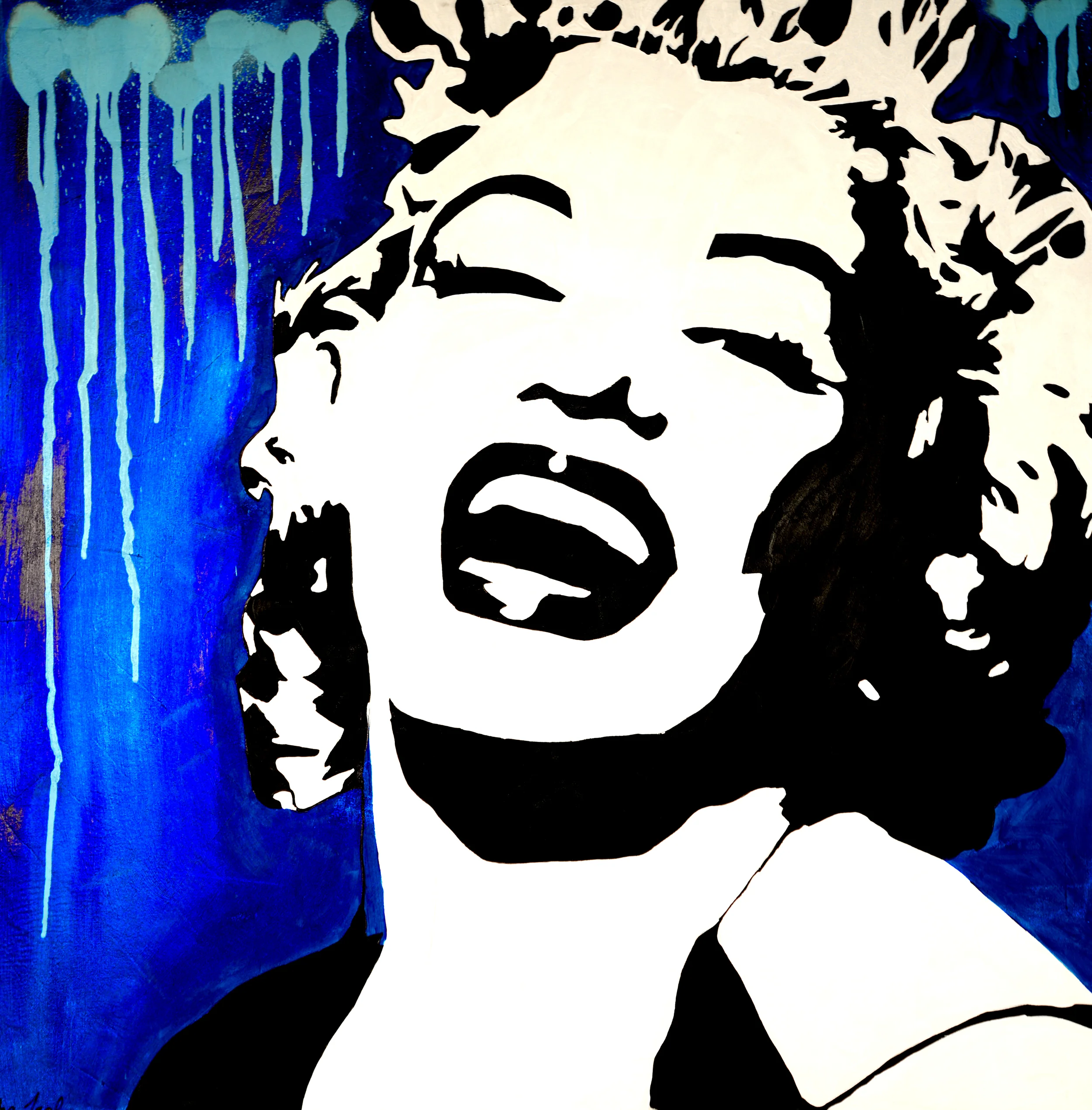 Marlyn Monroe Blue
