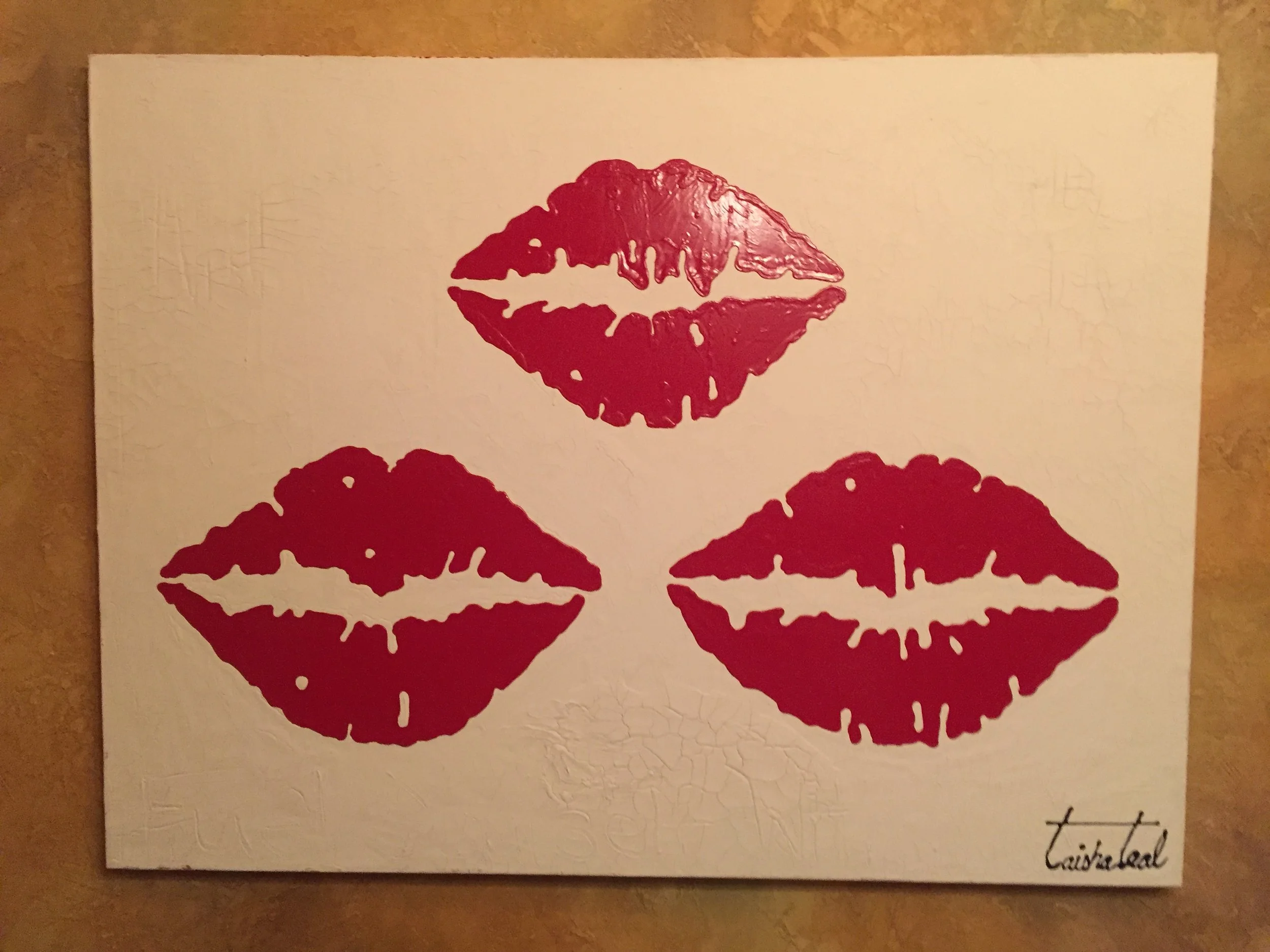  Latex paint on canvas 