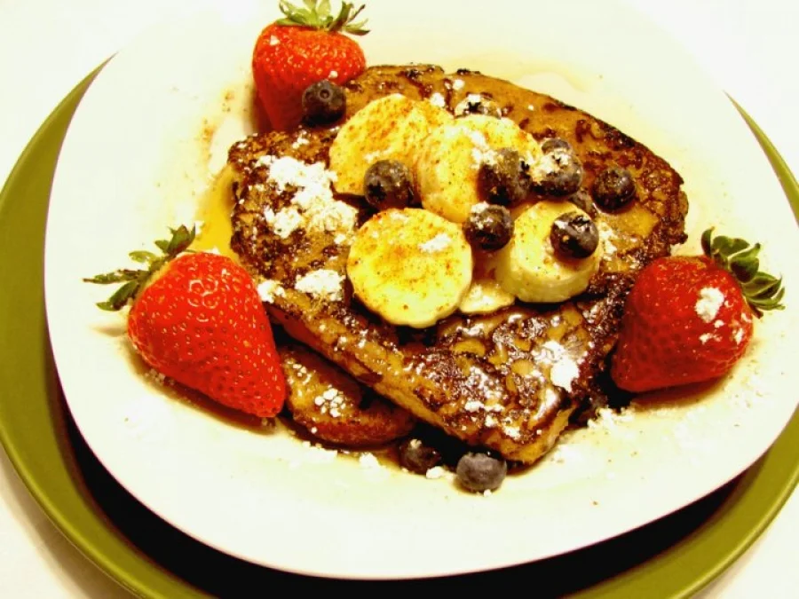 Banana French Toast with Divine Desserts