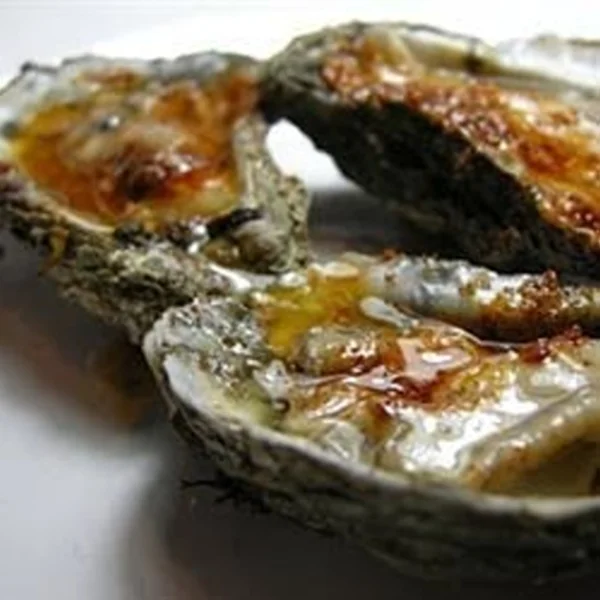 Grilled Oysters with Pollen Ranch Fennel Butter