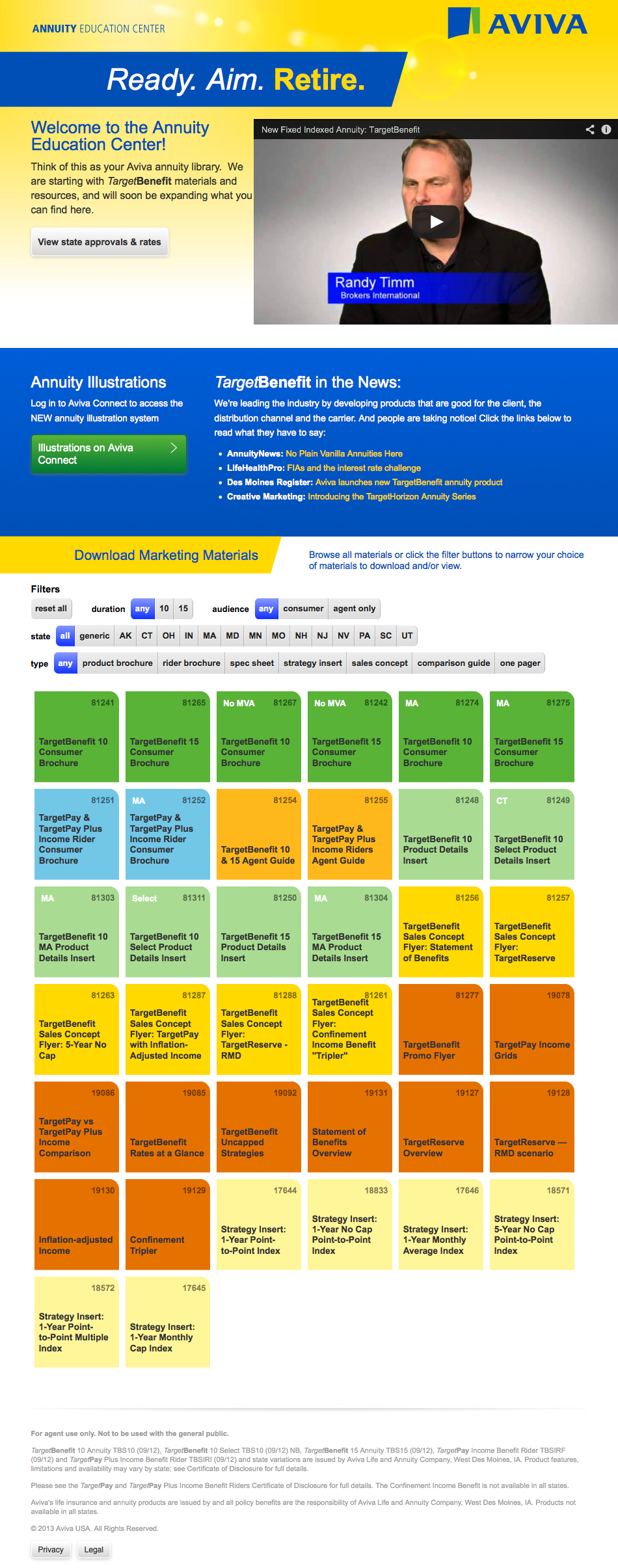 Annuity Product Launch Site