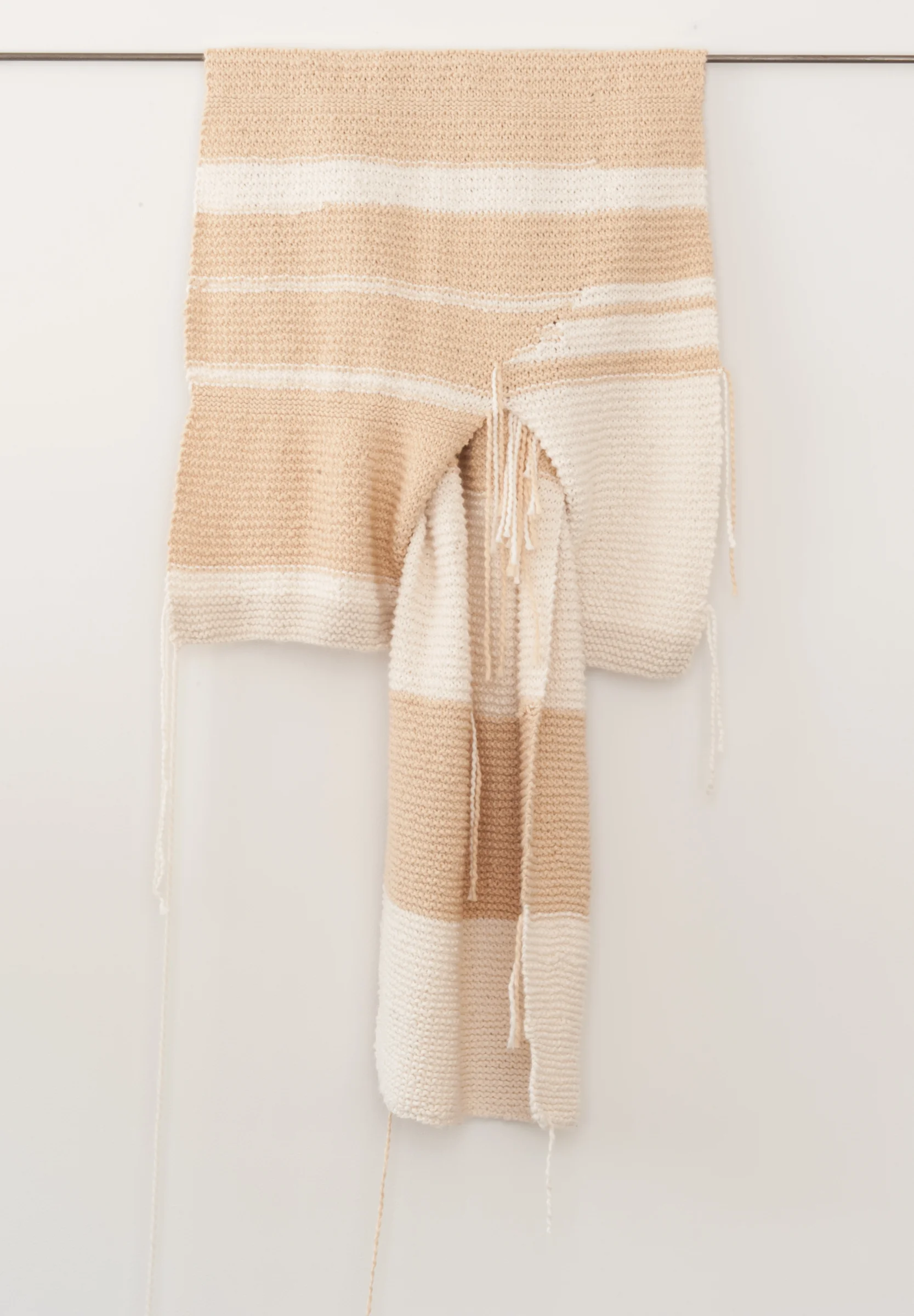 Carol Brady | 2013 | hand knitted cotton | 50 x 20