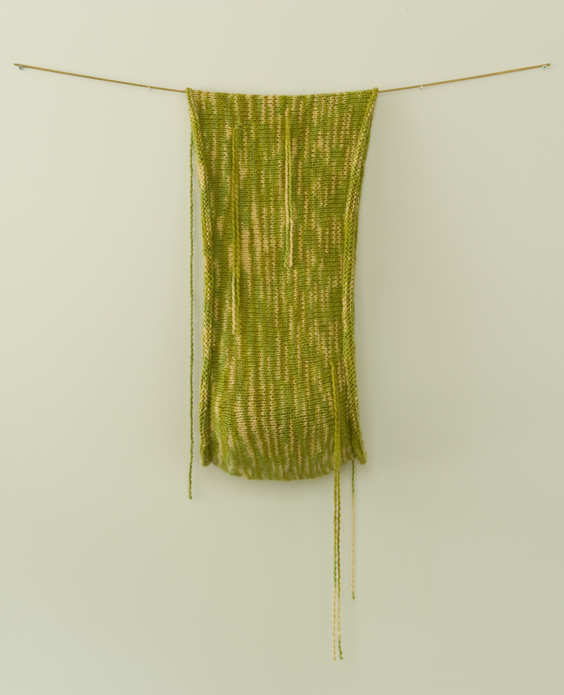Samantha Stevens | 2013 | hand knitted cotton | 30 x 12 x 6