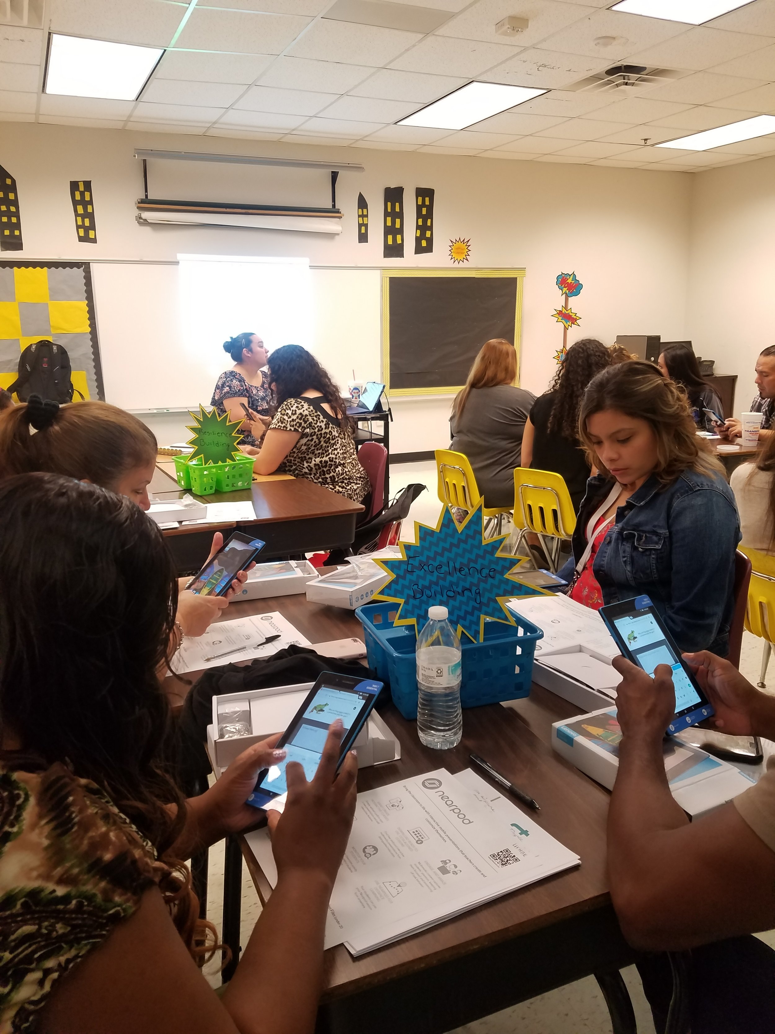  Nearpod training during the summer before school starts in the Spruce Feeder. 