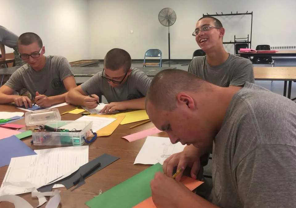 We love seeing cadets have fun while producing their films!