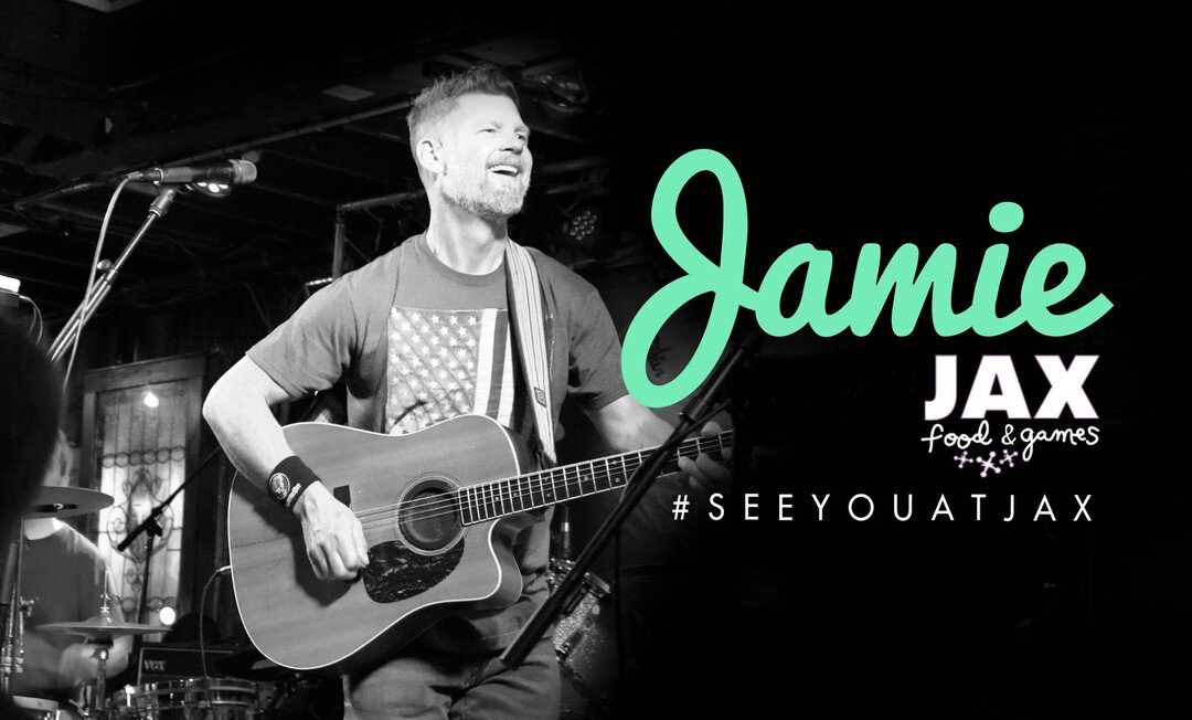 Jamie starts at 6 pm this fine Saturday!

Open @ 12 pm for dining
#seeyouatjax