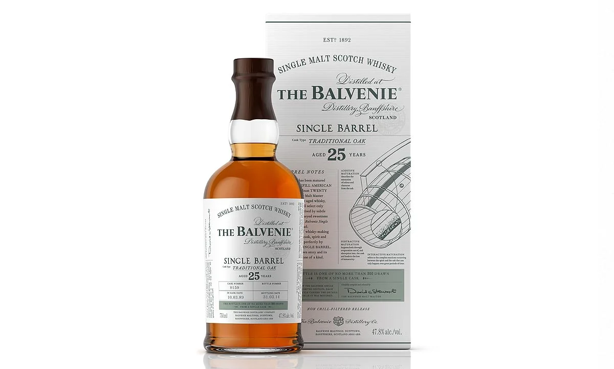 The Balvenie 25 Bottle & Carton