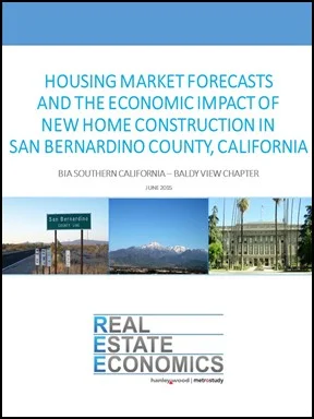 2015-'16 Housing Market Forecast, San Bernardino County