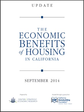 Economic Benefits of Housing in California