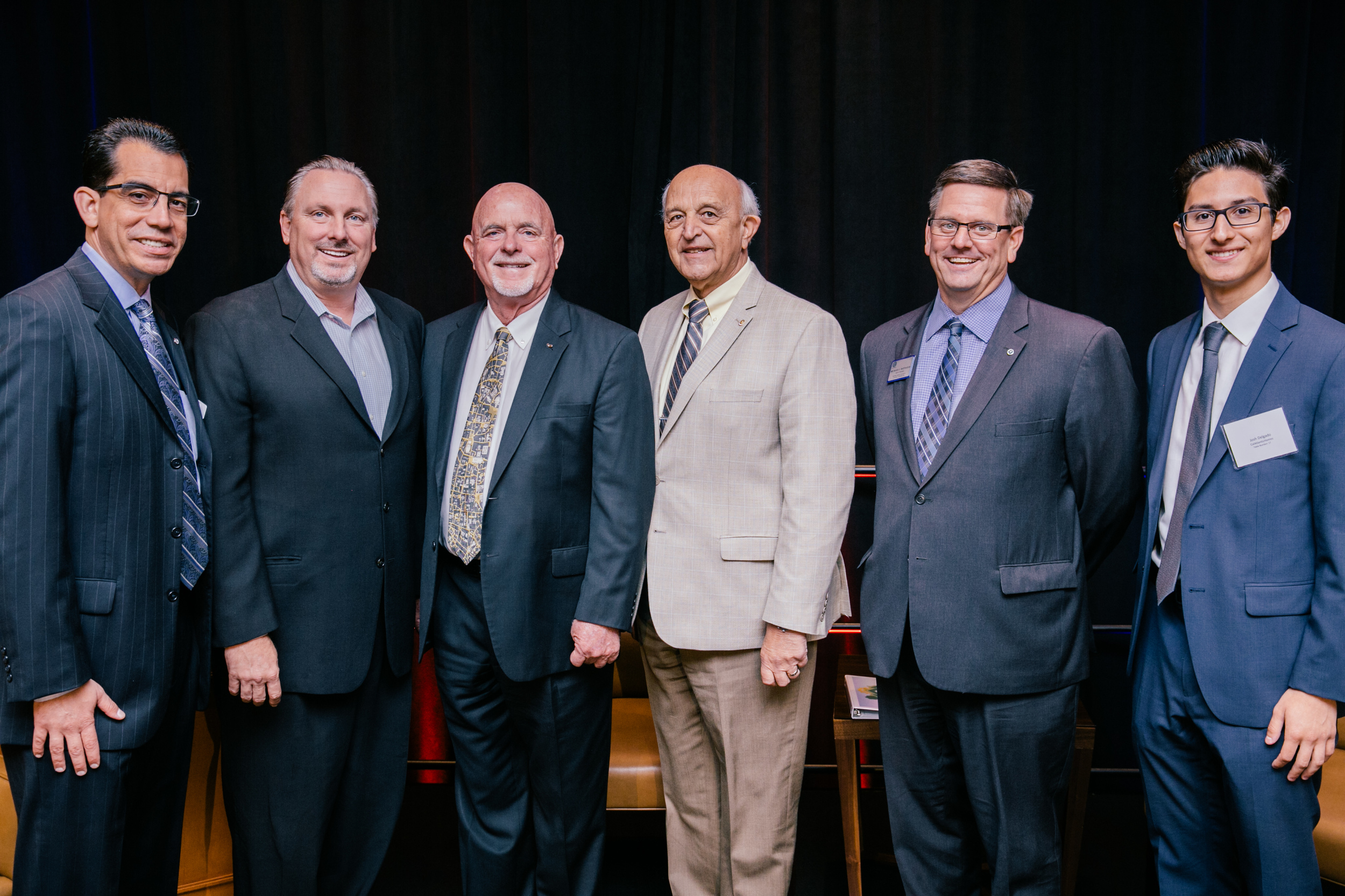 Carlos Rodriguez- BIA, Jim Perry- Beazer, Dennis Michael- Rancho Cucamonga Mayor, Mayor Pro Tem Sam Spagnolo, Michael Battaglia- CalAtlantic