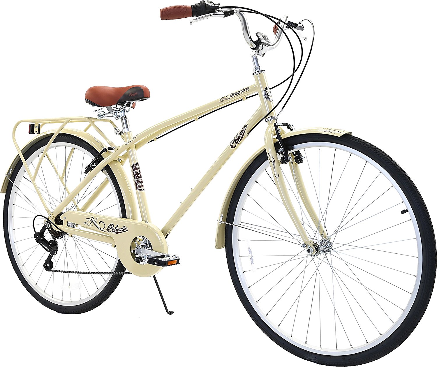 <b>Columbia Bicycles<br>Streamliner<br>700c Men's 7-Speed<br>City Cruiser Bike</b>