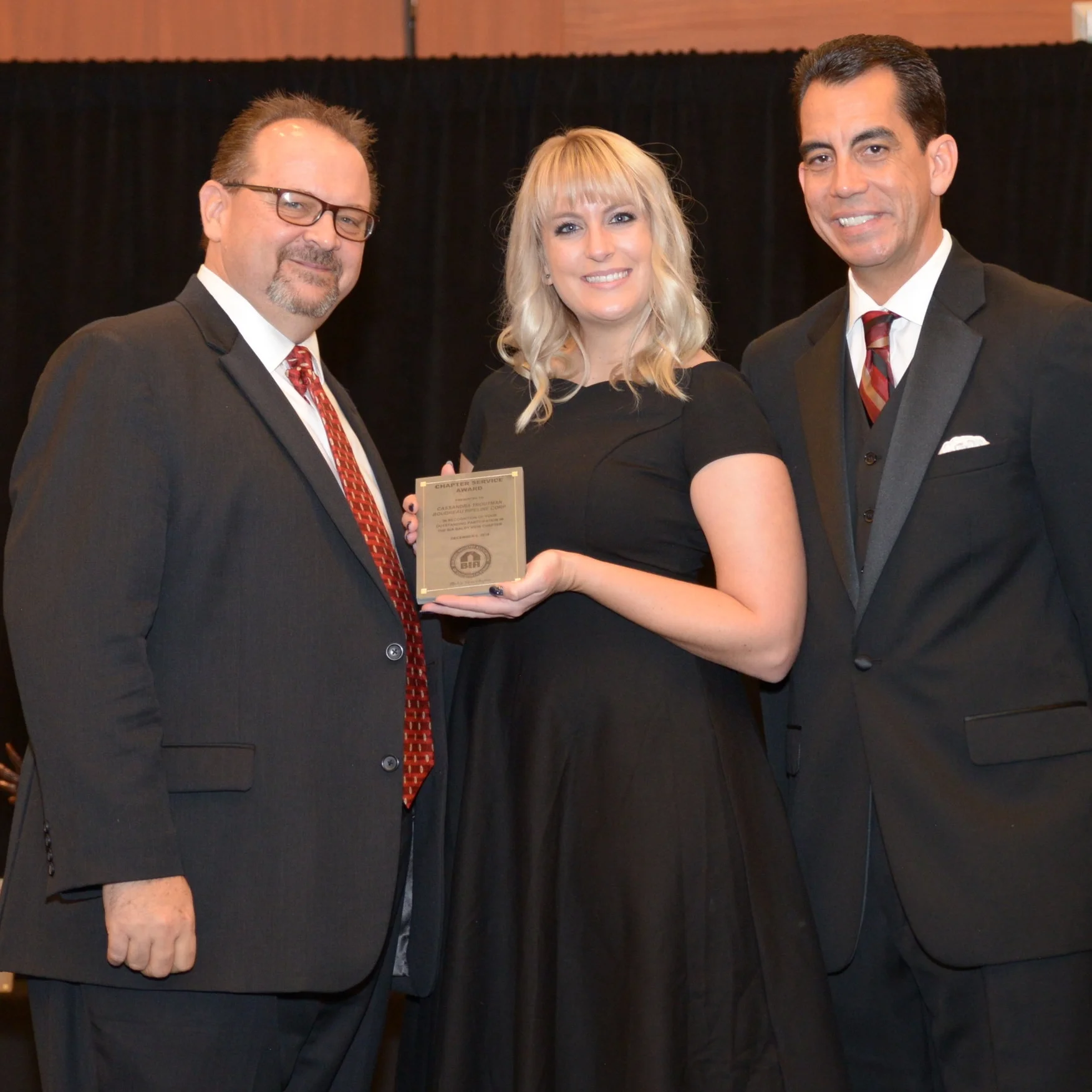   CHAPTER SERVICE AWARD   Cassandra Troutman,  Boudreau Pipeline  