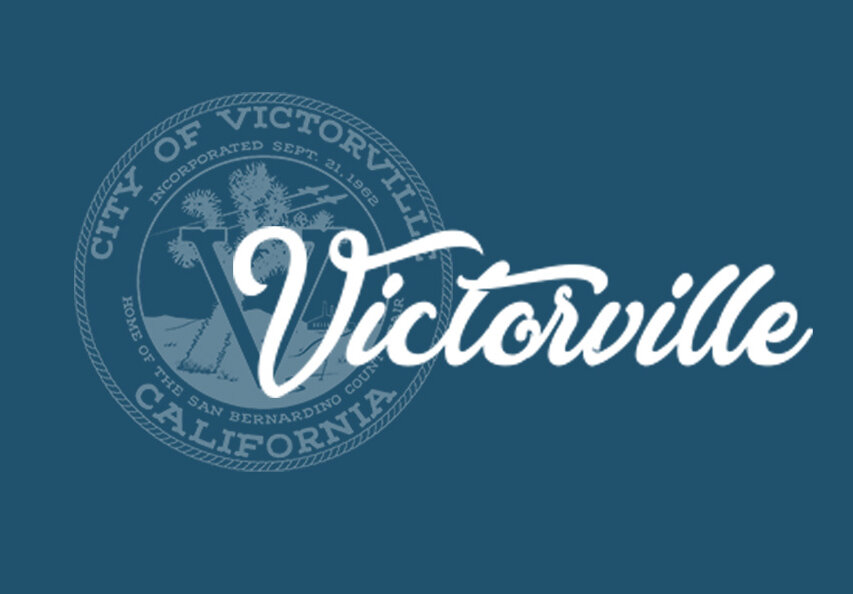 Victorville Logo and Seal on Blue Background.jpg