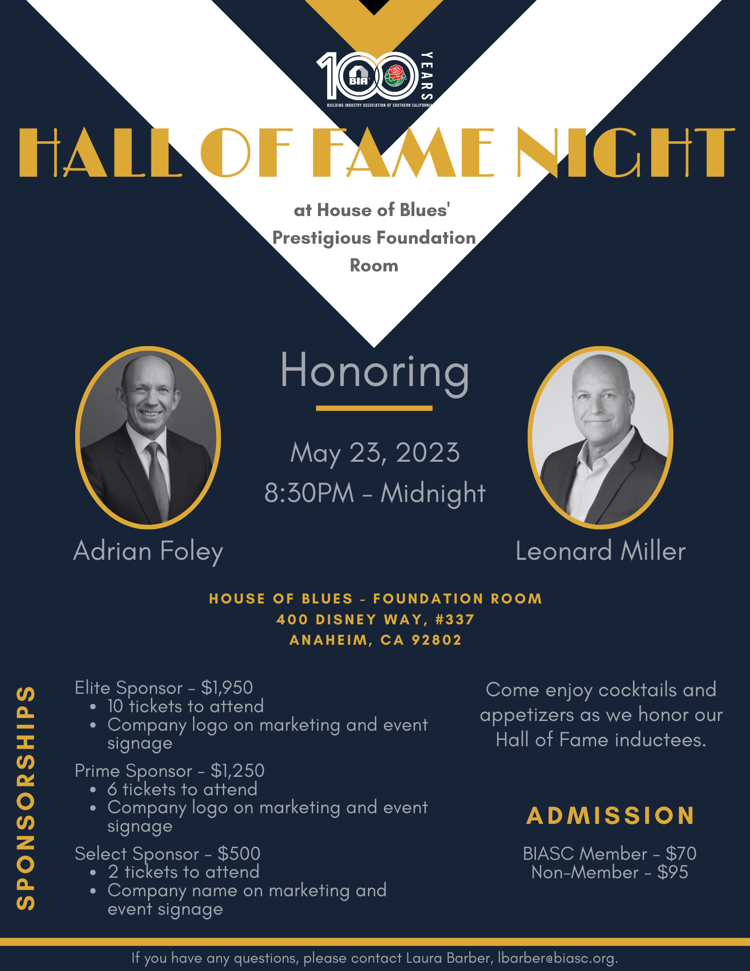 BIASC Hall of Fame Night