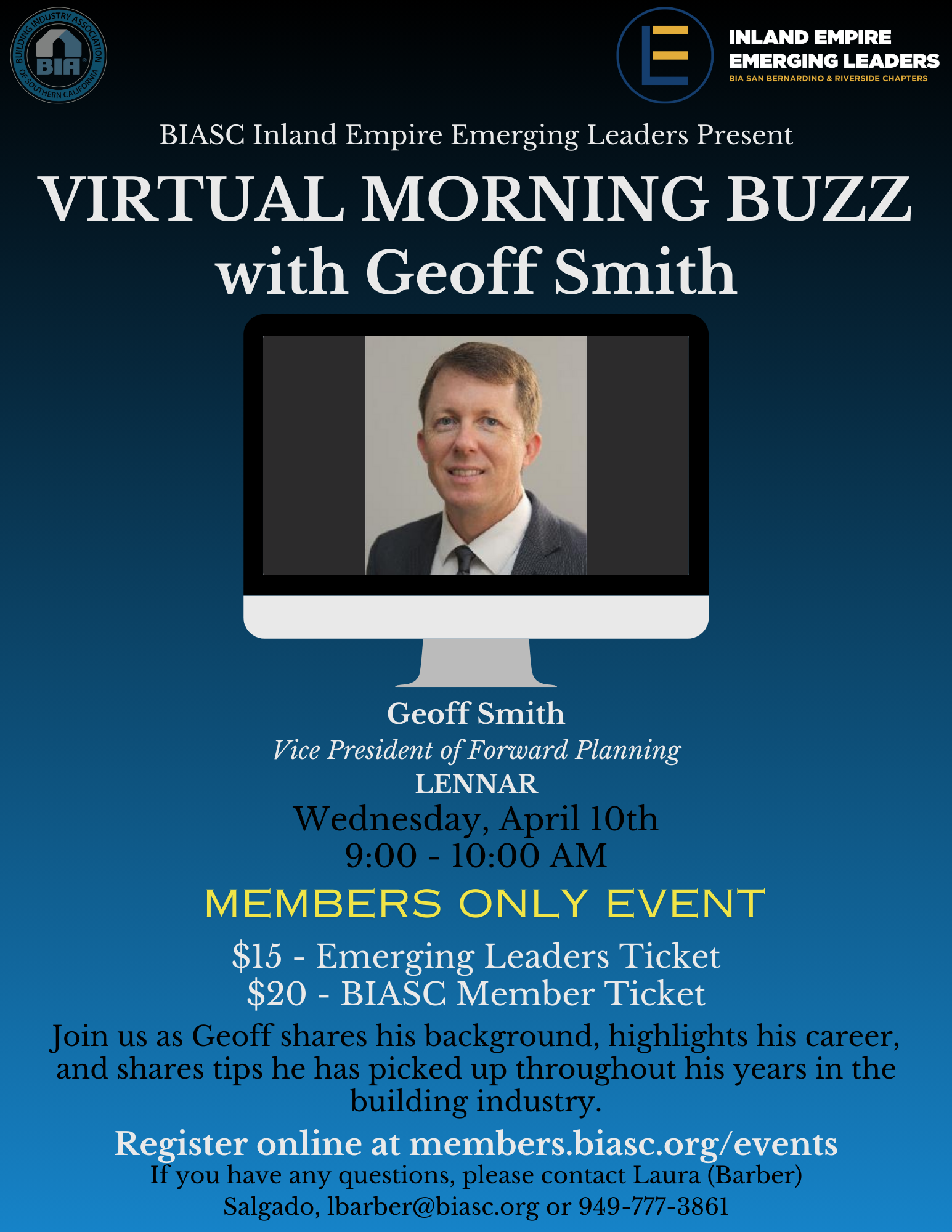BIASC Emerging Leaders Morning Buzz with Geoff Smith