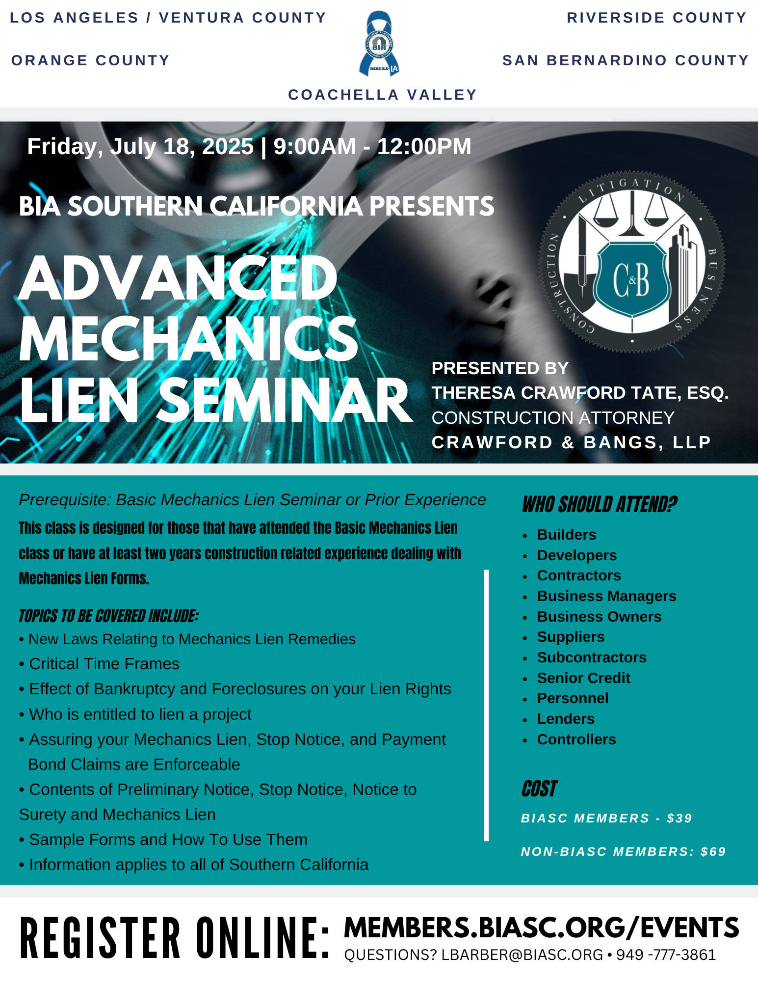 BIASC Advanced Mechanics Lien